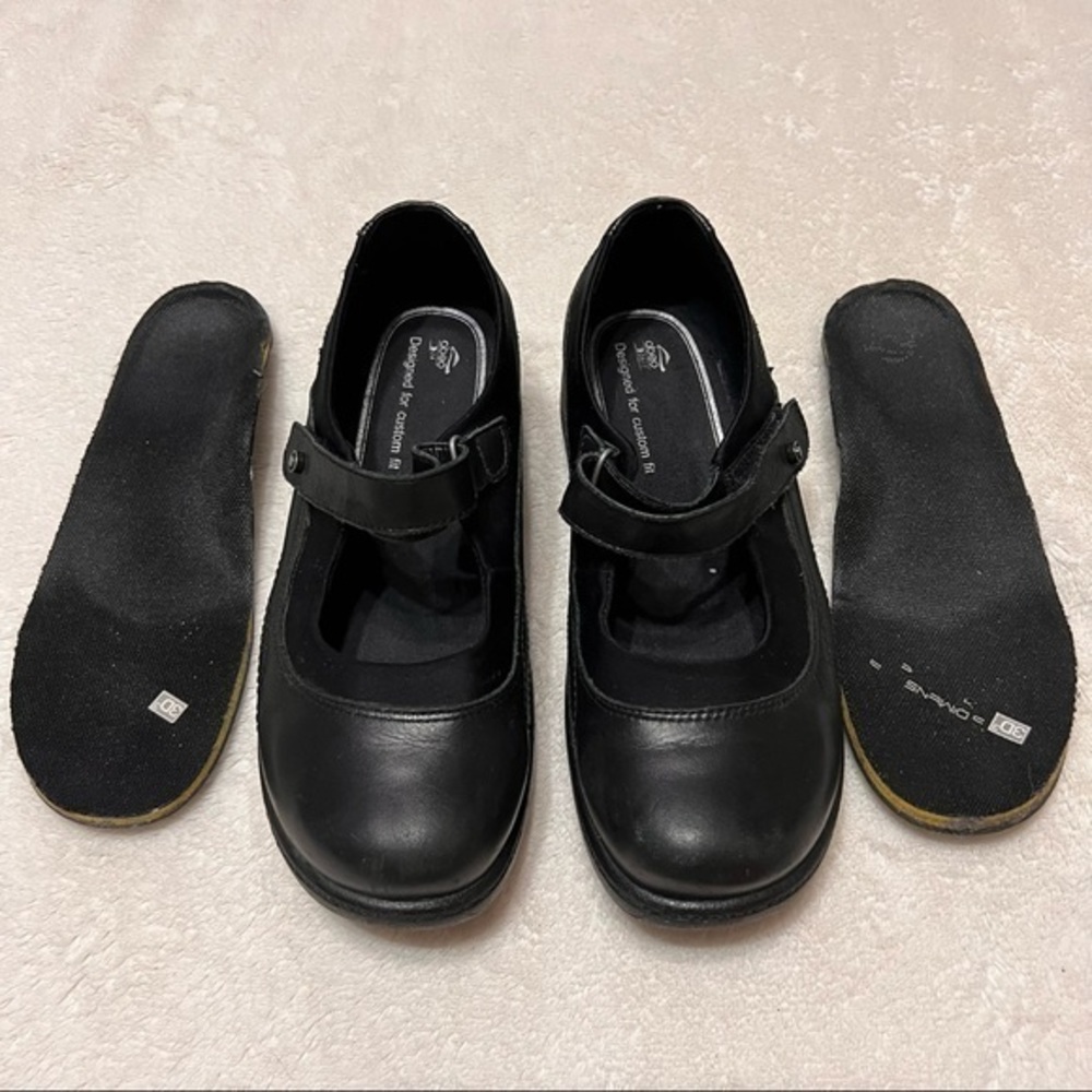 OBEO 24/7  Mary Jane Slip Resistant Black Women's Shoes  7
